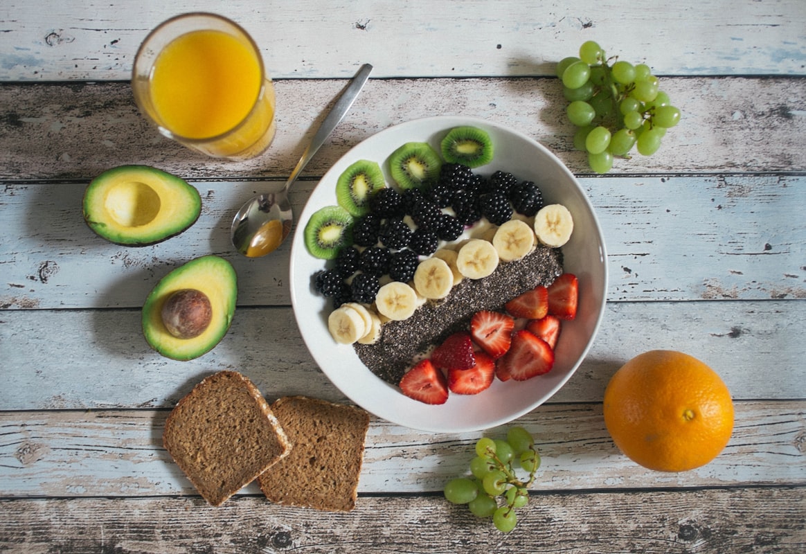 Gesunde Rezepte und Mahlzeitenvorbereitung